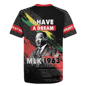 MLK Honoring The Legacy Rugby Jersey Black Version