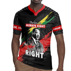 MLK Honoring The Legacy Rugby Jersey Black Version