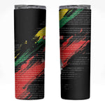 MLK Honoring The Legacy Skinny Tumbler Black Version