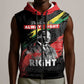 MLK Honoring The Legacy Sleeveless Zip Hoodie Black Version - African Pride