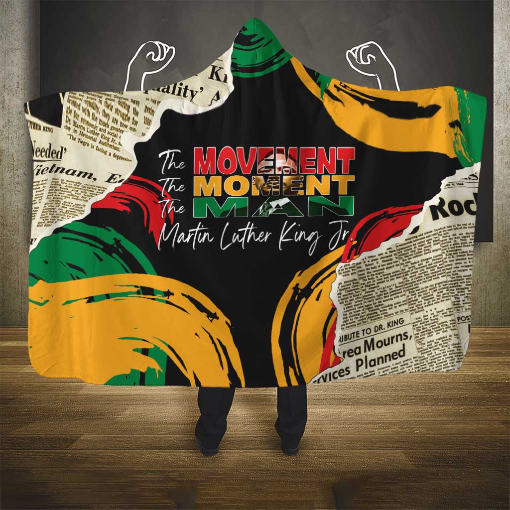 Remembering The Legacy Of MLK Hooded Blanket