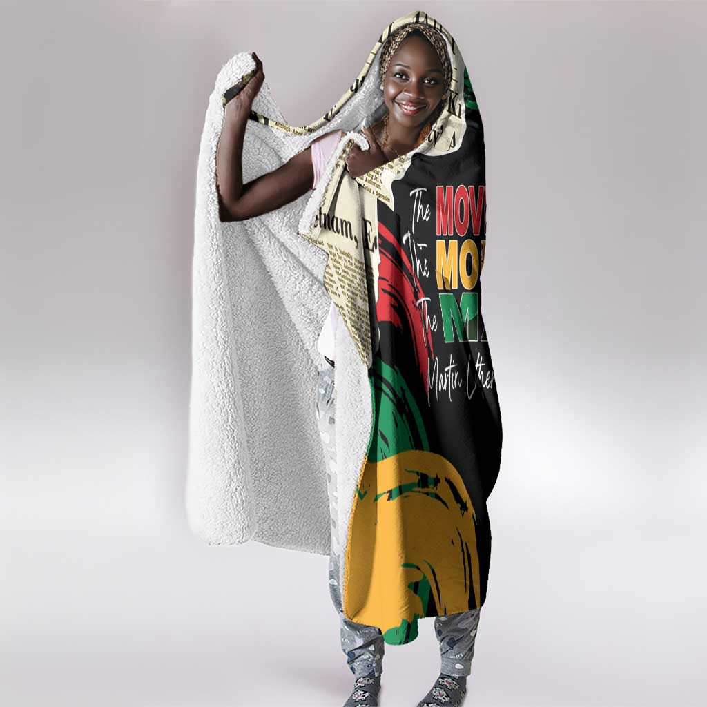 Remembering The Legacy Of MLK Hooded Blanket