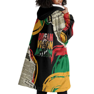 Remembering The Legacy Of MLK Wearable Blanket Hoodie