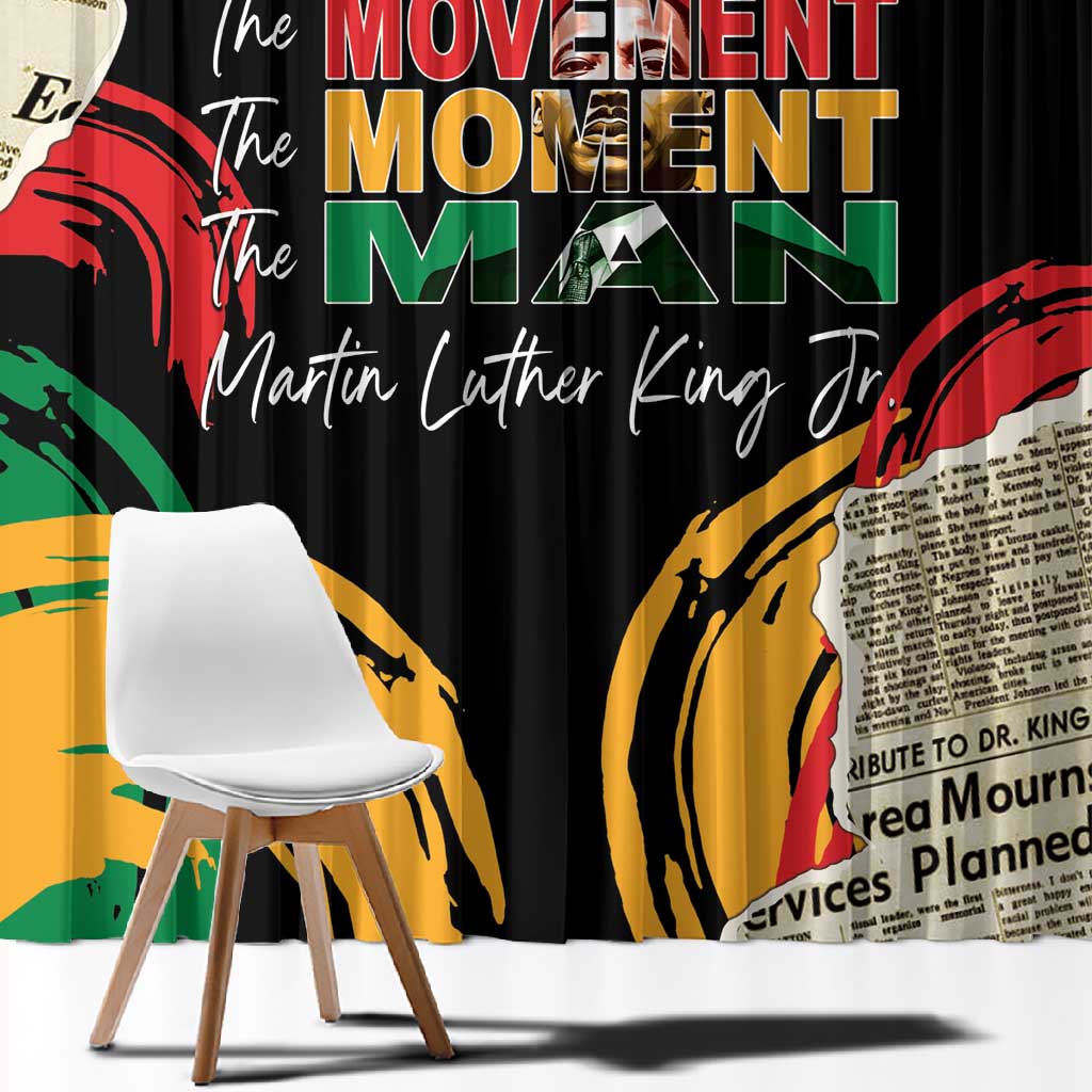Remembering The Legacy Of MLK Window Curtain