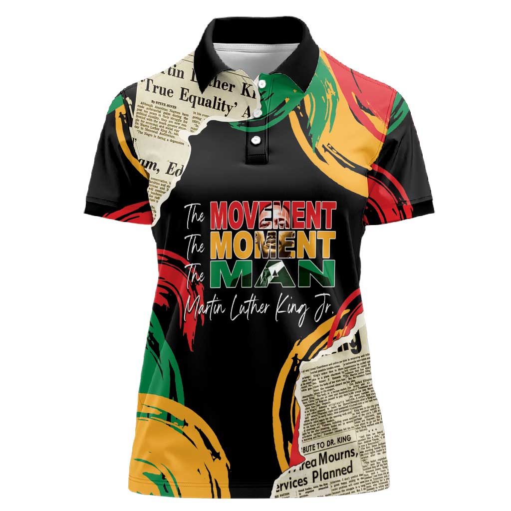 Remembering The Legacy Of MLK Women Polo Shirt