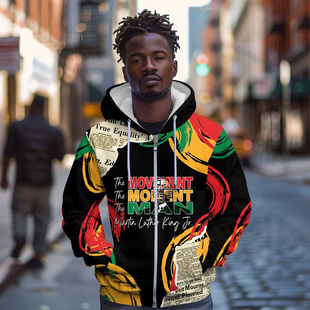 Remembering The Legacy Of MLK Zip Hoodie