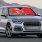 Morocco WC Football 2026 Auto Sun Shade Go Champions Lion Spirit - African Pride