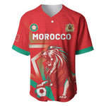 Custom Morocco WC Football 2026 Baseball Jersey Go Champions Lion Spirit LT05