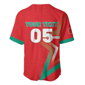 Custom Morocco WC Football 2026 Baseball Jersey Go Champions Lion Spirit LT05
