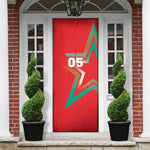 Custom Morocco WC Football 2026 Door Cover Go Champions Lion Spirit - African Pride