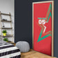 Custom Morocco WC Football 2026 Door Cover Go Champions Lion Spirit - African Pride