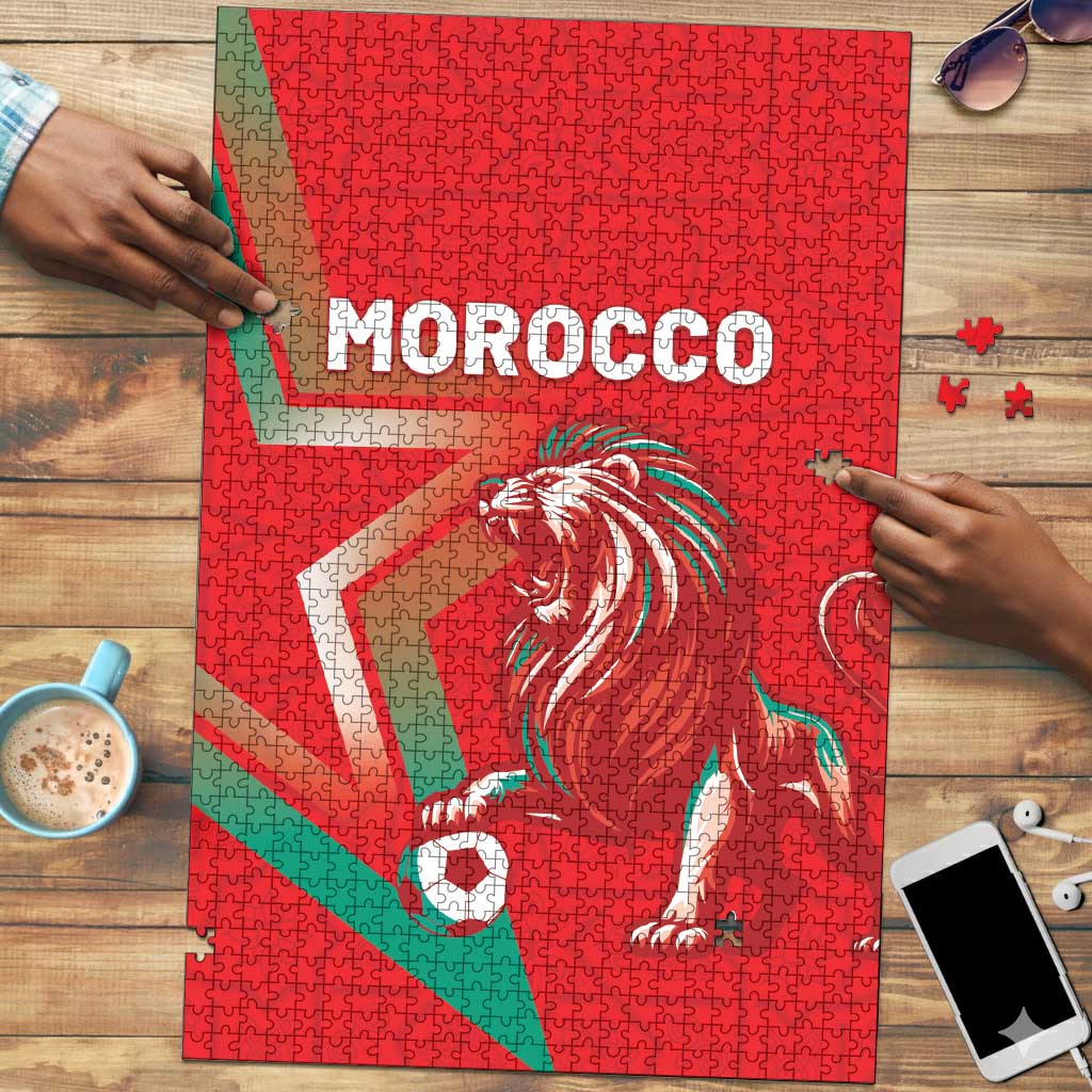 Morocco WC Football 2026 Puzzle Go Champions Lion Spirit - African Pride