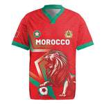 Custom Morocco WC Football 2026 Rugby Jersey Go Champions Lion Spirit LT05
