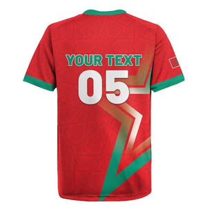 Custom Morocco WC Football 2026 Rugby Jersey Go Champions Lion Spirit LT05