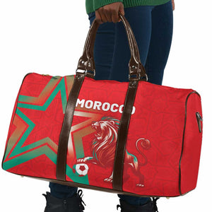 Morocco WC Football 2026 Travel Bag Go Champions Lion Spirit - African Pride