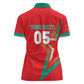 Custom Morocco WC Football 2026 Women Polo Shirt Go Champions Lion Spirit LT05
