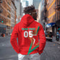 Custom Morocco WC Football 2026 Zip Hoodie Go Champions Lion Spirit - African Pride