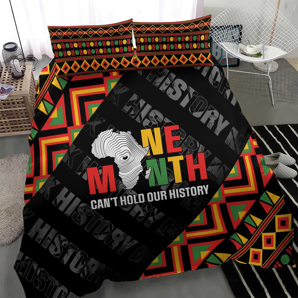 Black History Month Bedding Set One Month Can't Hold Our History