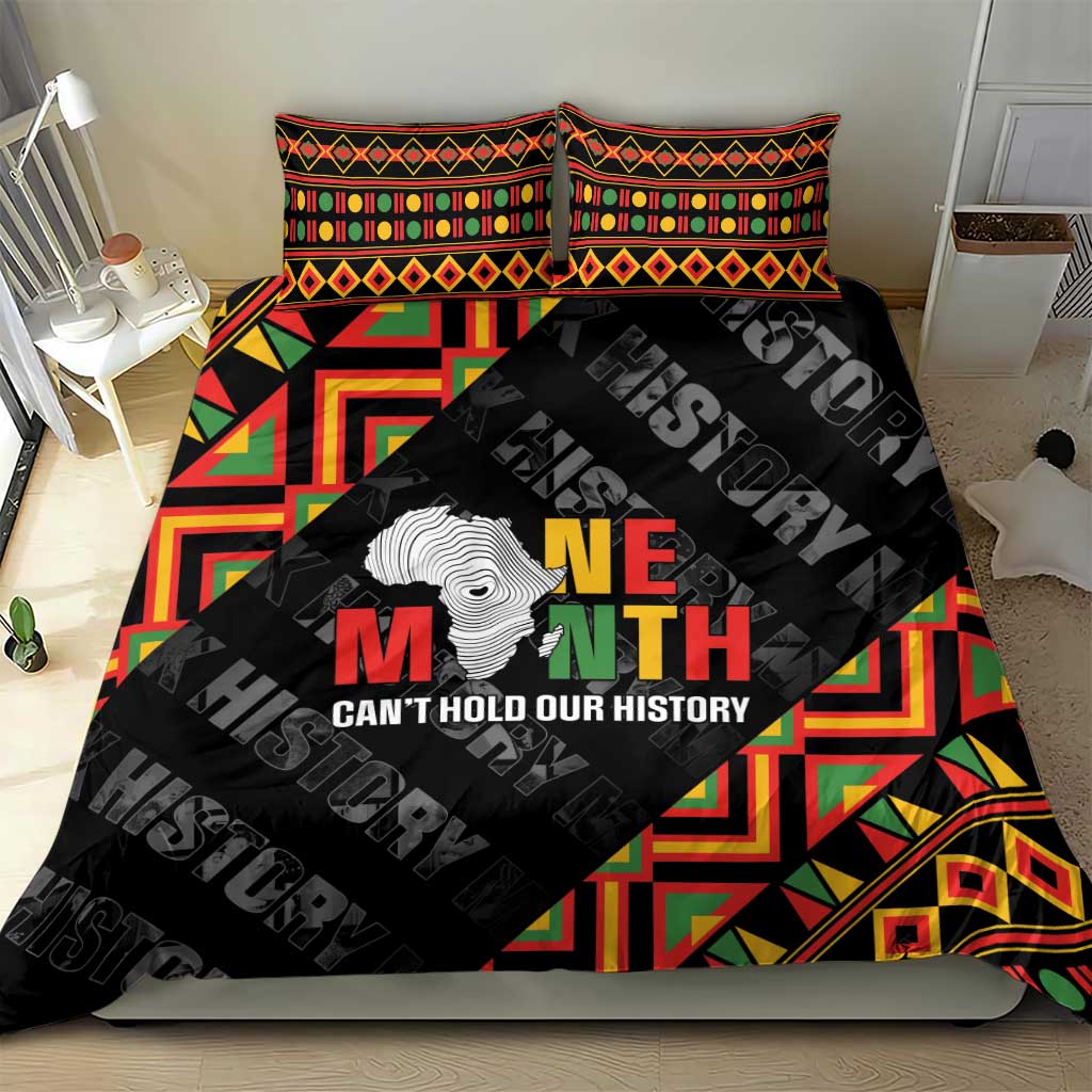 Black History Month Bedding Set One Month Can't Hold Our History