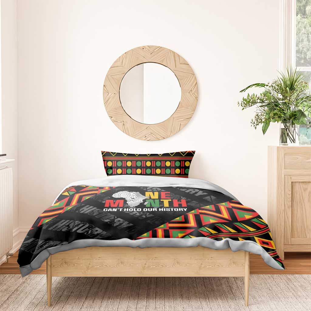 Black History Month Bedding Set One Month Can't Hold Our History