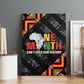 Black History Month Canvas Wall Art One Month Can't Hold Our History