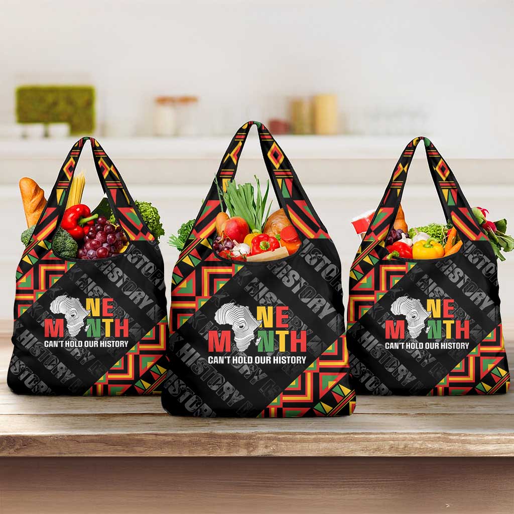 Black History Month Grocery Bag One Month Can't Hold Our History
