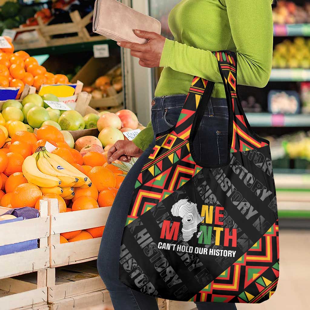 Black History Month Grocery Bag One Month Can't Hold Our History