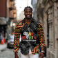 Black History Month Long Sleeve Button Shirt One Month Can't Hold Our History