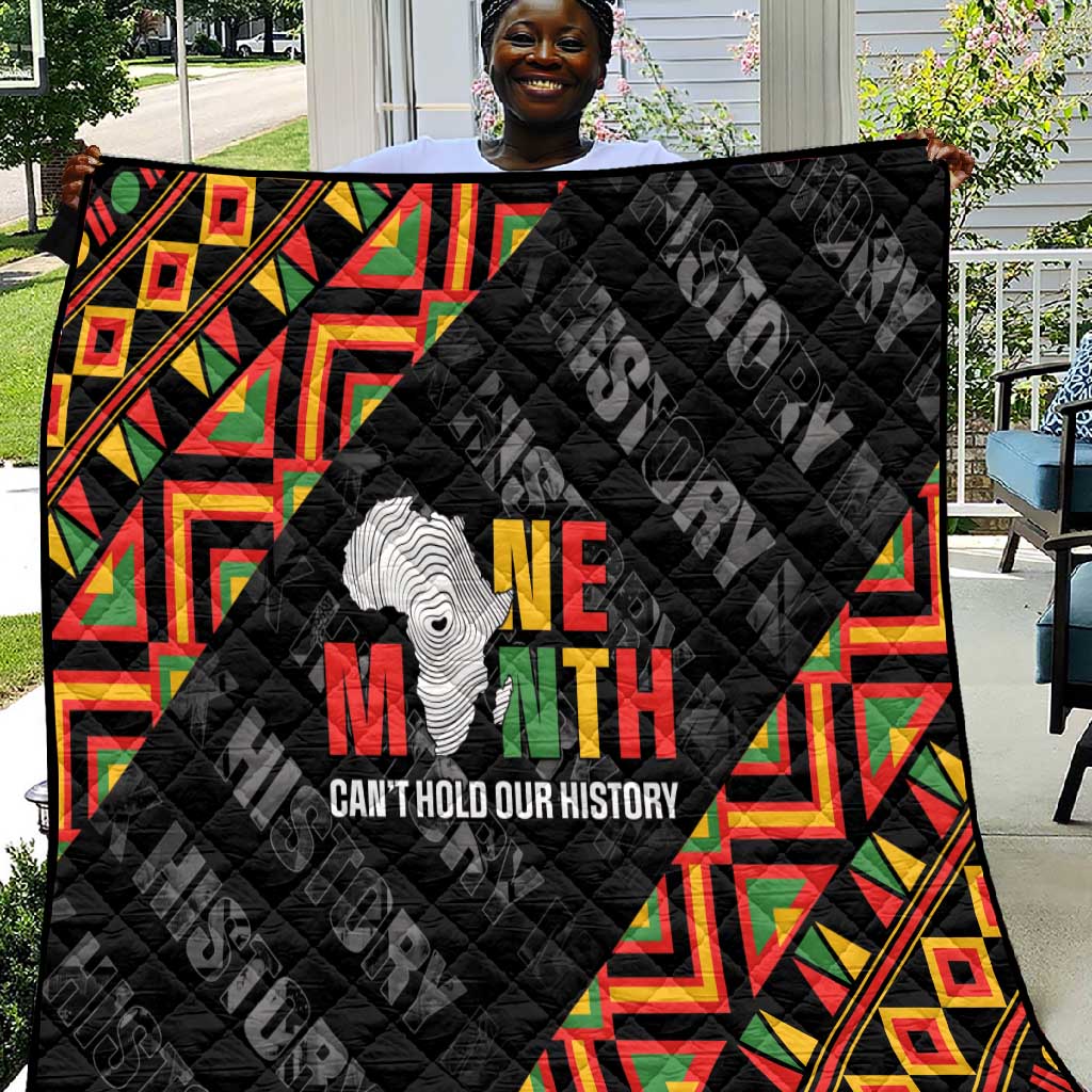 Black History Month Quilt One Month Can't Hold Our History