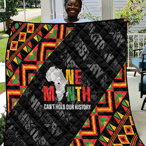 Black History Month Quilt One Month Can't Hold Our History