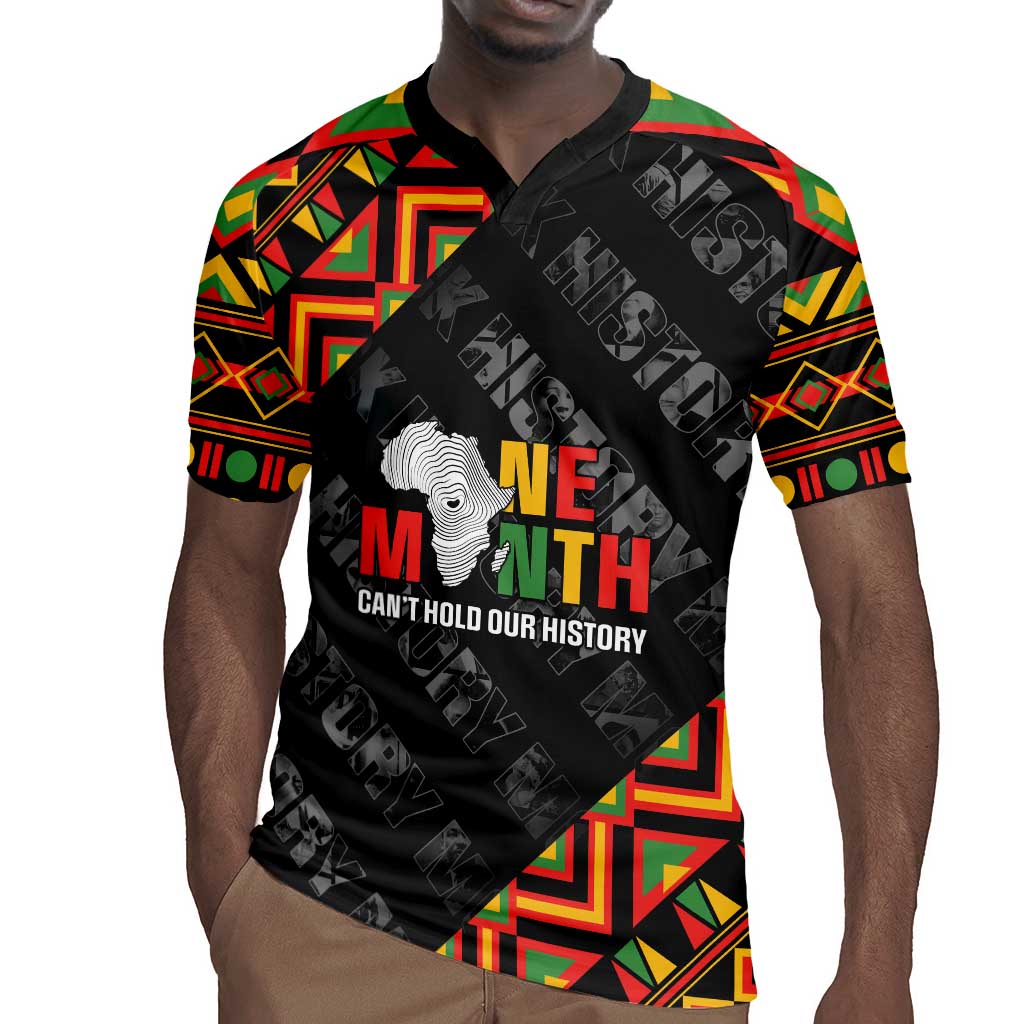 Black History Month Rugby Jersey One Month Can't Hold Our History