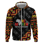 Black History Month Zip Hoodie One Month Can't Hold Our History