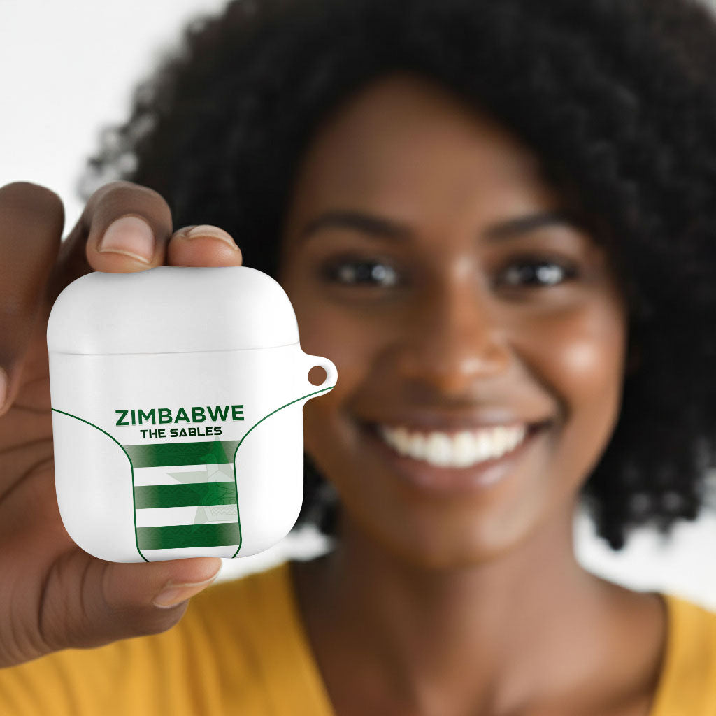Zimbabwe Sables Rugby AirPods Case Sporty Style