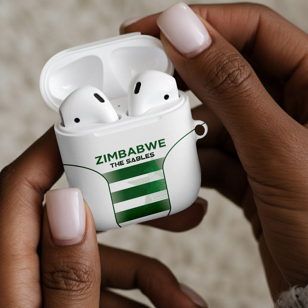 Zimbabwe Sables Rugby AirPods Case Sporty Style
