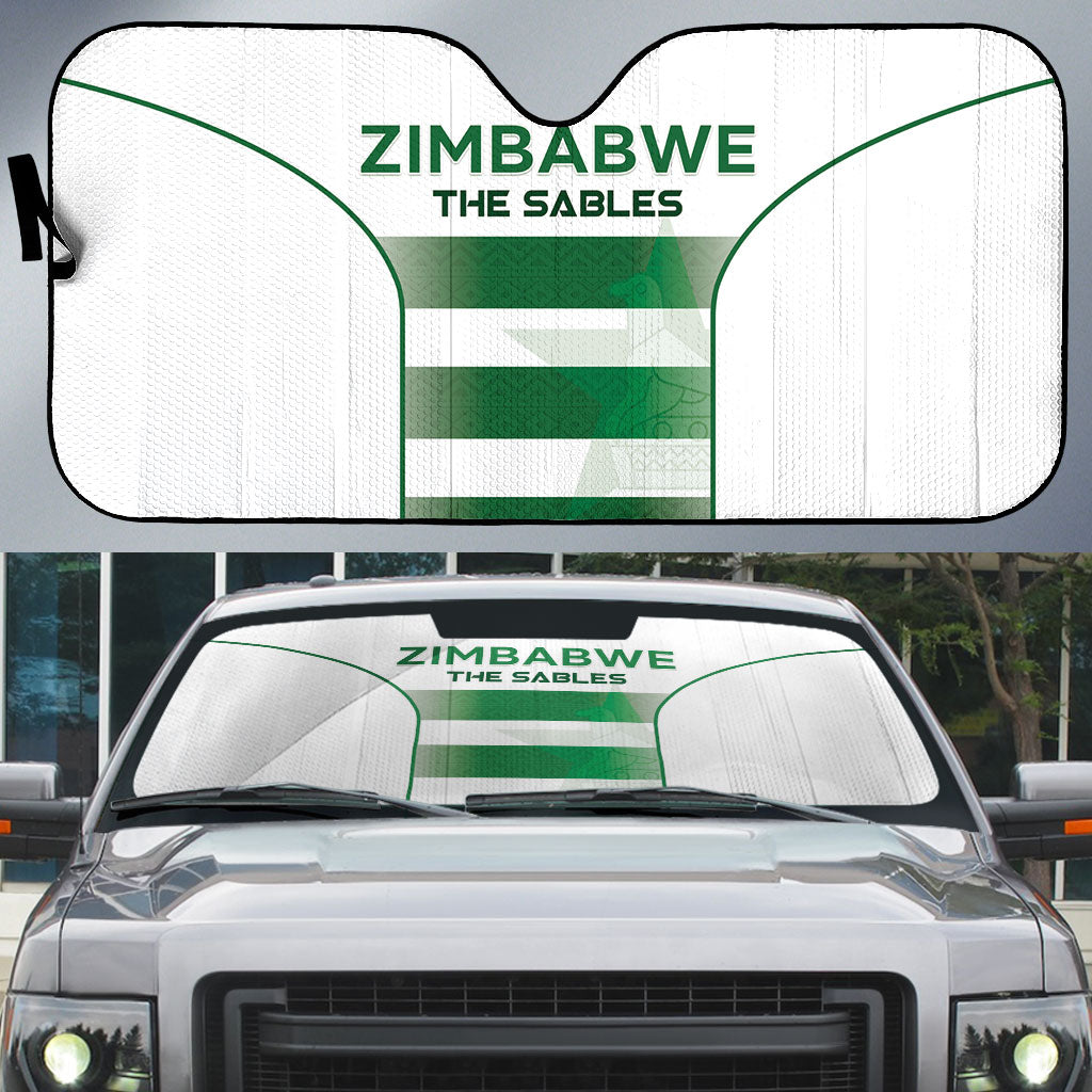 Zimbabwe Sables Rugby Auto Sun Shade Sporty Style