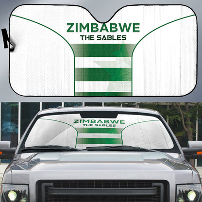 Zimbabwe Sables Rugby Auto Sun Shade Sporty Style