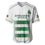 Custom Zimbabwe Sables Rugby Baseball Jersey Sporty Style