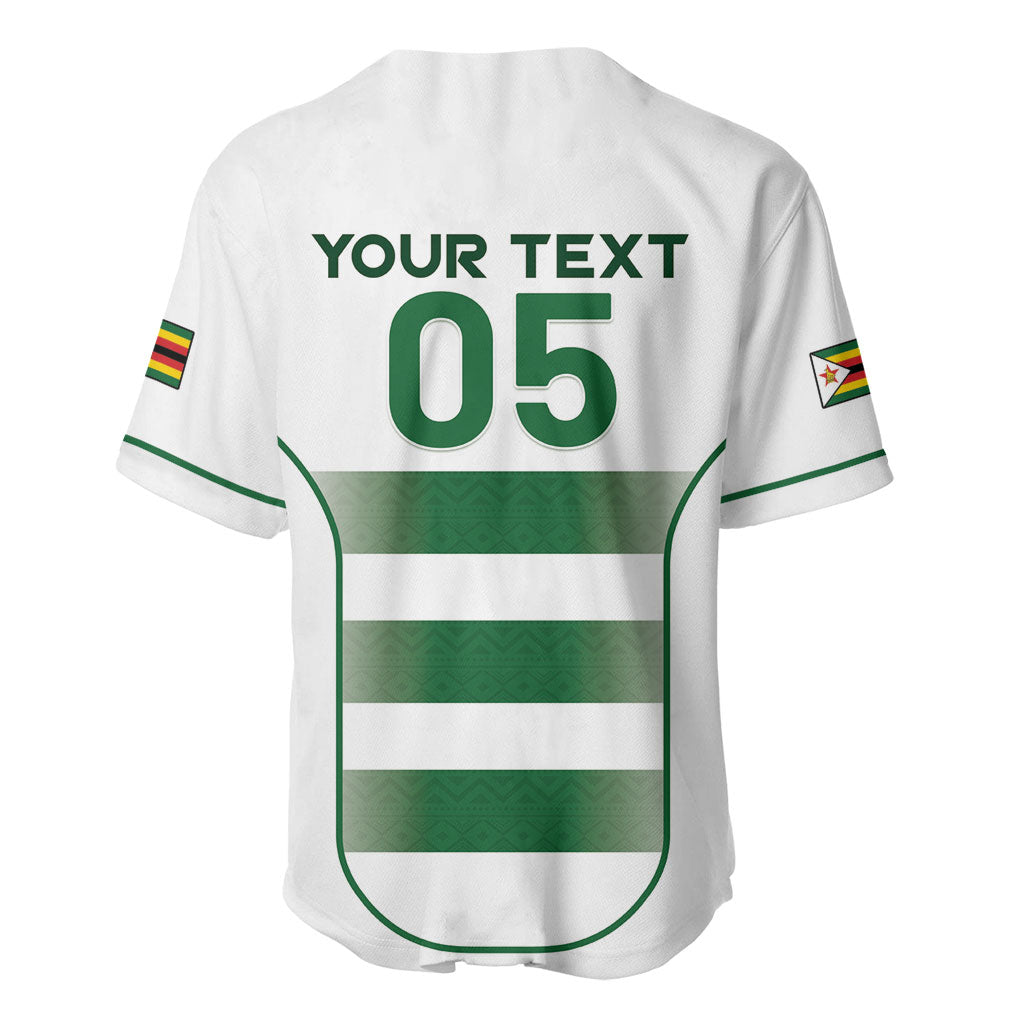 Custom Zimbabwe Sables Rugby Baseball Jersey Sporty Style
