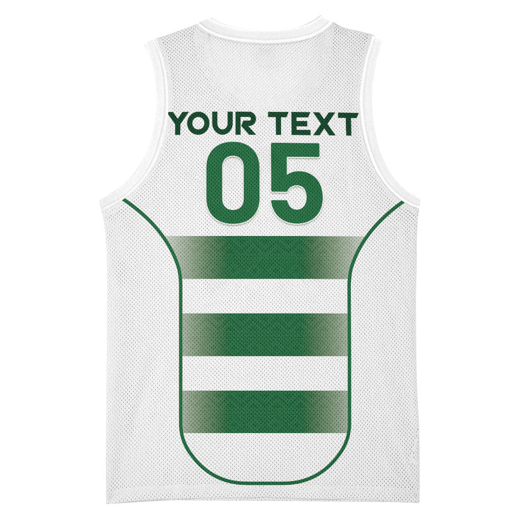 Custom Zimbabwe Sables Rugby Basketball Jersey Sporty Style