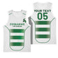 Custom Zimbabwe Sables Rugby Basketball Jersey Sporty Style
