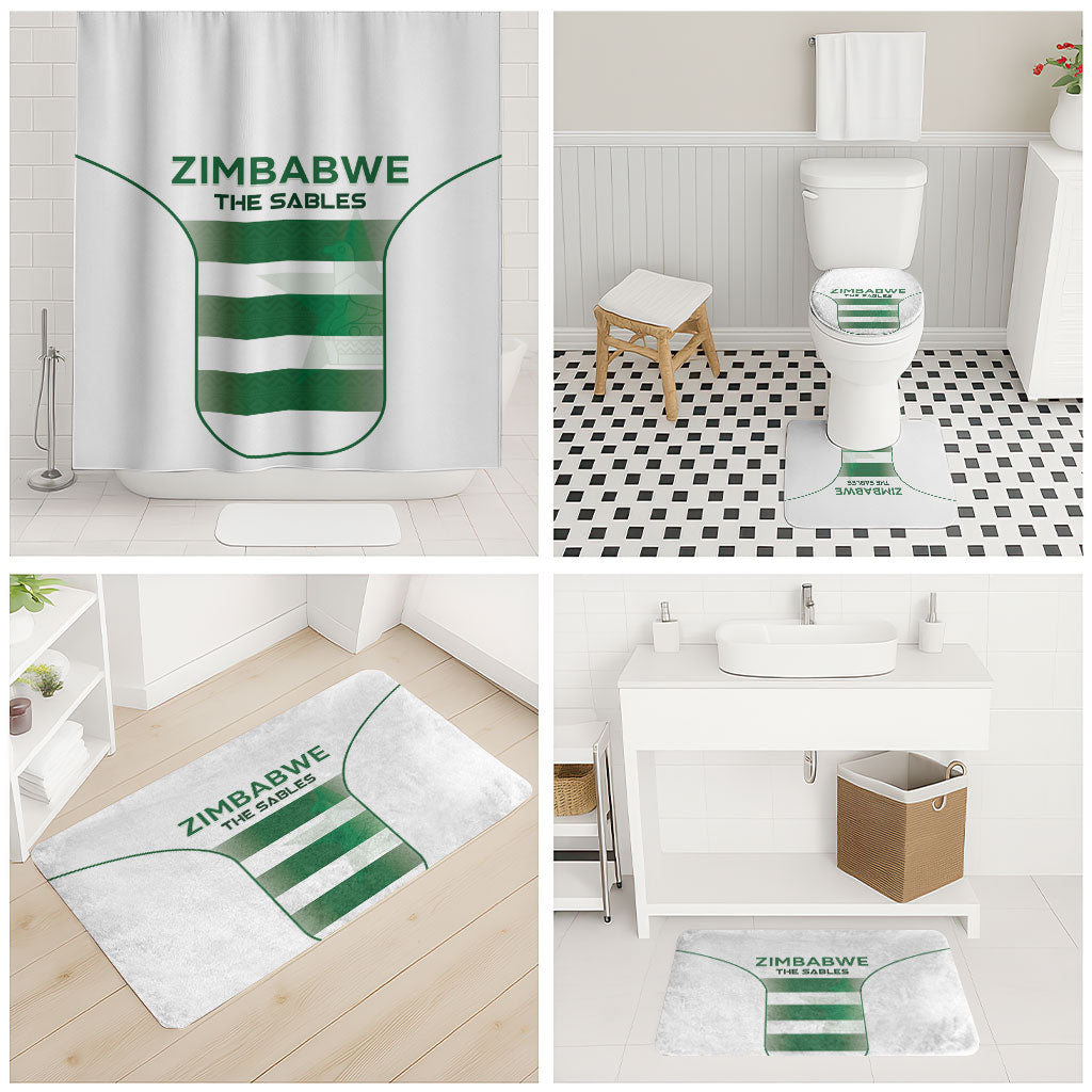 Zimbabwe Sables Rugby Bathroom Set Sporty Style