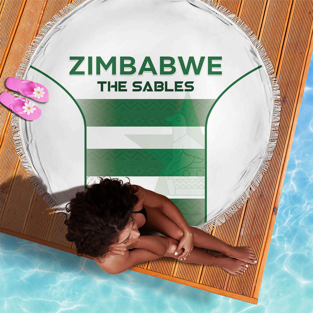 Zimbabwe Sables Rugby Beach Blanket Sporty Style