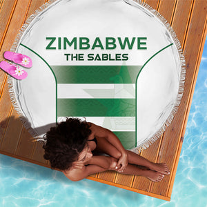 Zimbabwe Sables Rugby Beach Blanket Sporty Style