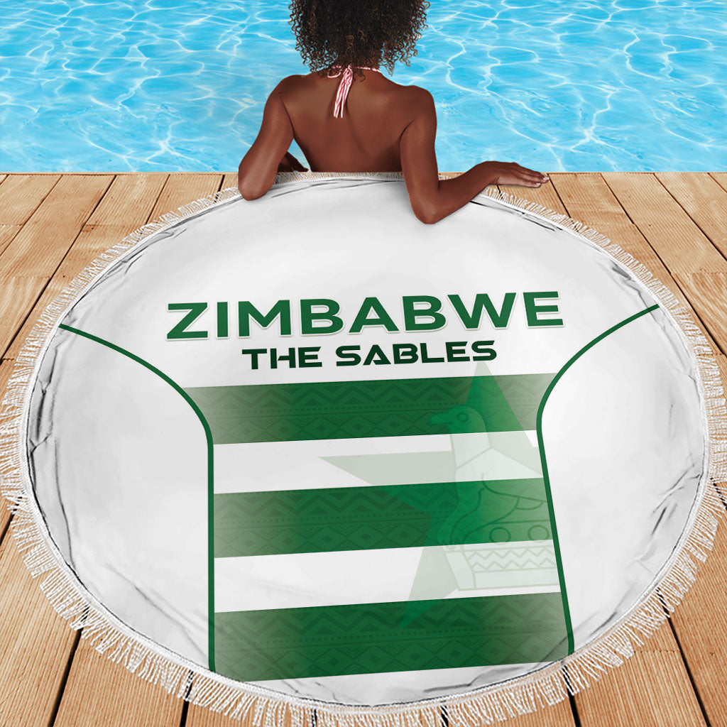 Zimbabwe Sables Rugby Beach Blanket Sporty Style