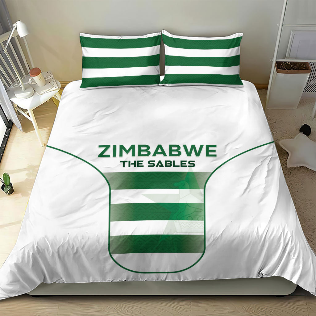 Zimbabwe Sables Rugby Bedding Set Sporty Style