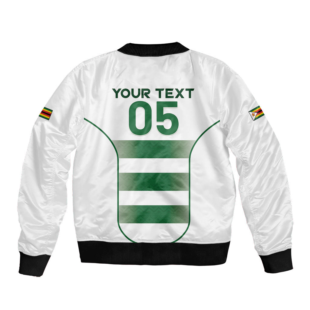 Custom Zimbabwe Sables Rugby Bomber Jacket Sporty Style
