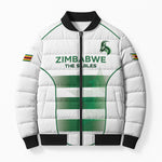 Custom Zimbabwe Sables Rugby Bomber Puffer Jacket Sporty Style
