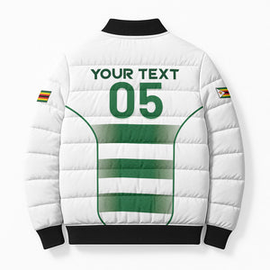 Custom Zimbabwe Sables Rugby Bomber Puffer Jacket Sporty Style
