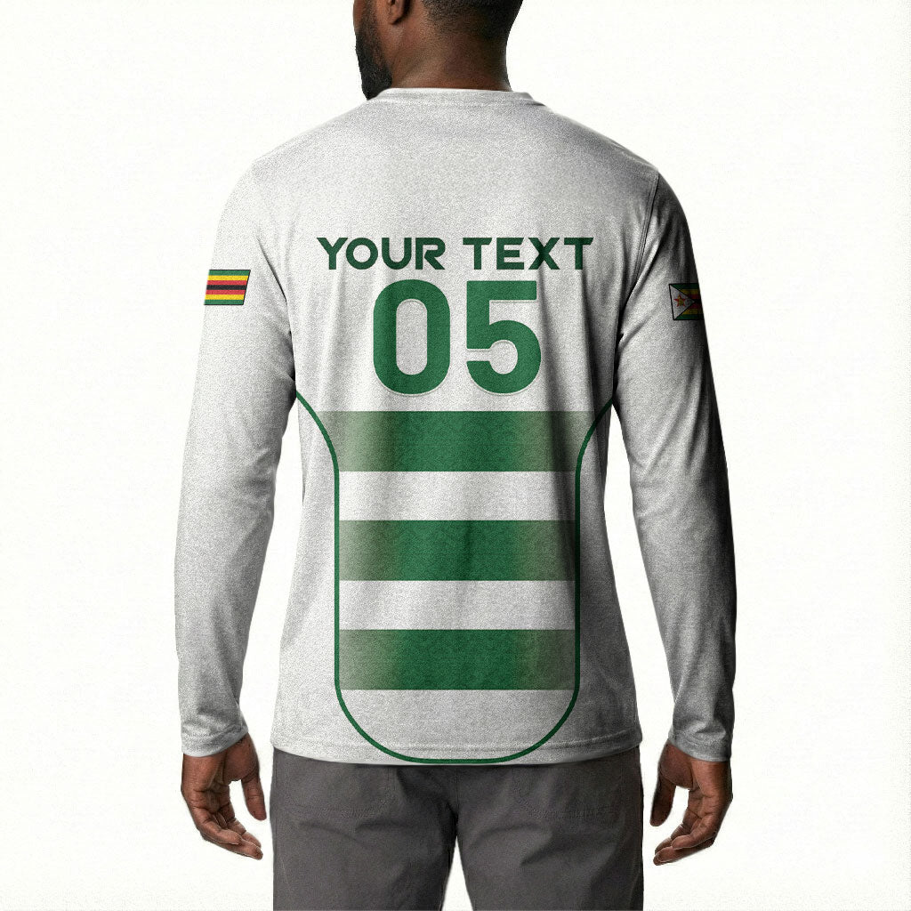 Custom Zimbabwe Sables Rugby Button Sweatshirt Sporty Style