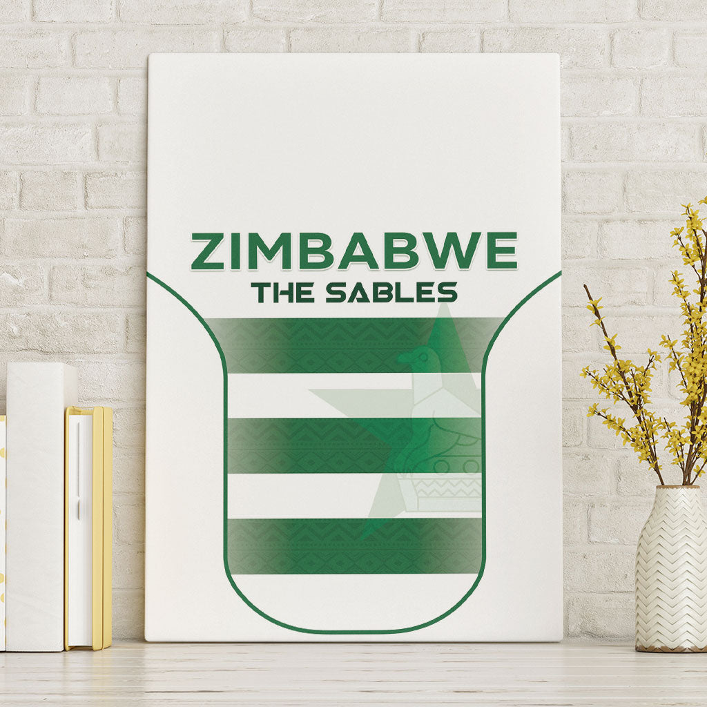 Zimbabwe Sables Rugby Canvas Wall Art Sporty Style